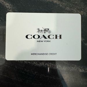Coach gift card / merch credit